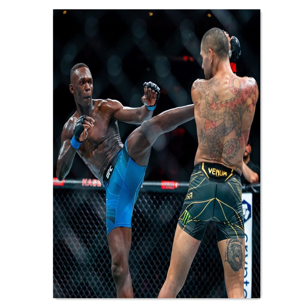 Home Gym Wallpaper - ボクシングボディビルダーのキャンバス絵画、筋肉質の戦士のウォールアート、スポーツフィットネスポスター、ジム、寝室、リビングルーム、マンケーブの家の装飾