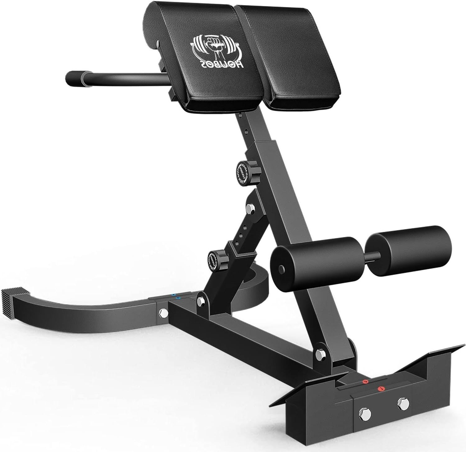 Home Gym Foldable - 多機能折りたたみ式バックエクステンションベンチ（ホームジム用）、高品質素材、色指定なし、オールインワンボディワークアウト