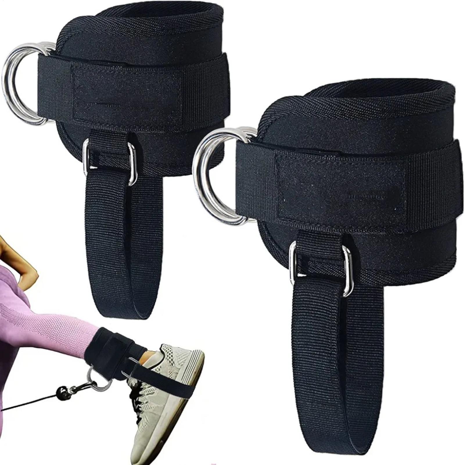 Ankle Strap Attachment - ケーブルマシン用アンクルストラップ、脚用調整可能カフスアタッチメント、ホームジムフィットネスエクササイズ用アンクルプーリーストラップ
