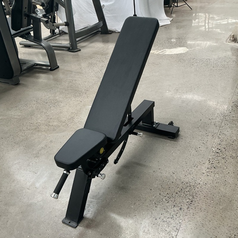 Home Gym Foldable - 調整可能なホームジムダンベルベンチ、ポータブルメタル折りたたみ式デザイン、安全機能付き、全身トレーニング用、年間大セール