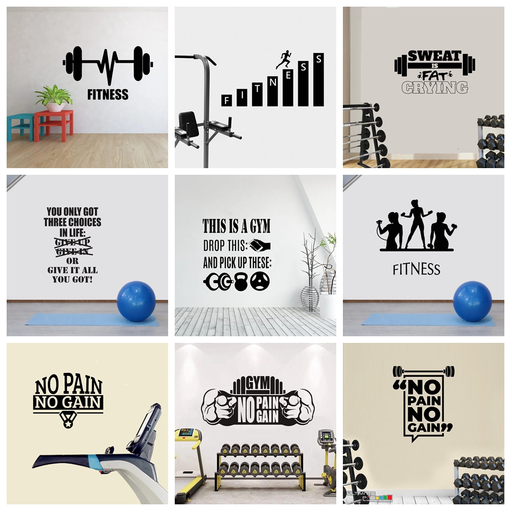 Home Gym For Kids - 子供のためのグリー文化のウォールステッカー,家の装飾,リビングルーム,壁紙の装飾,素晴らしいオファー
