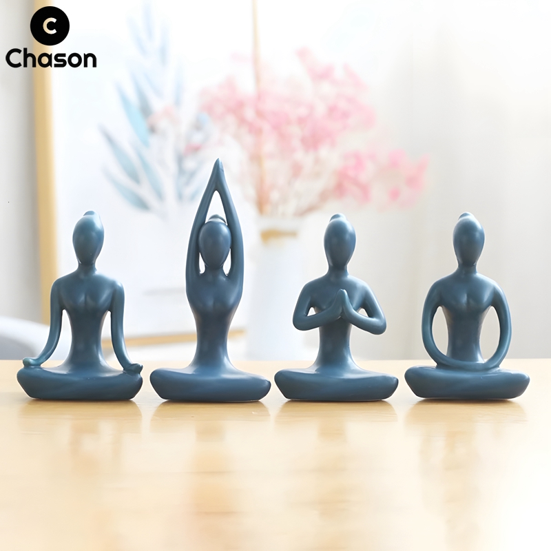 女性のための抽象的なヨガの置物,女の子と女性のための,現代の - Home Gym Zen のレビューと価格