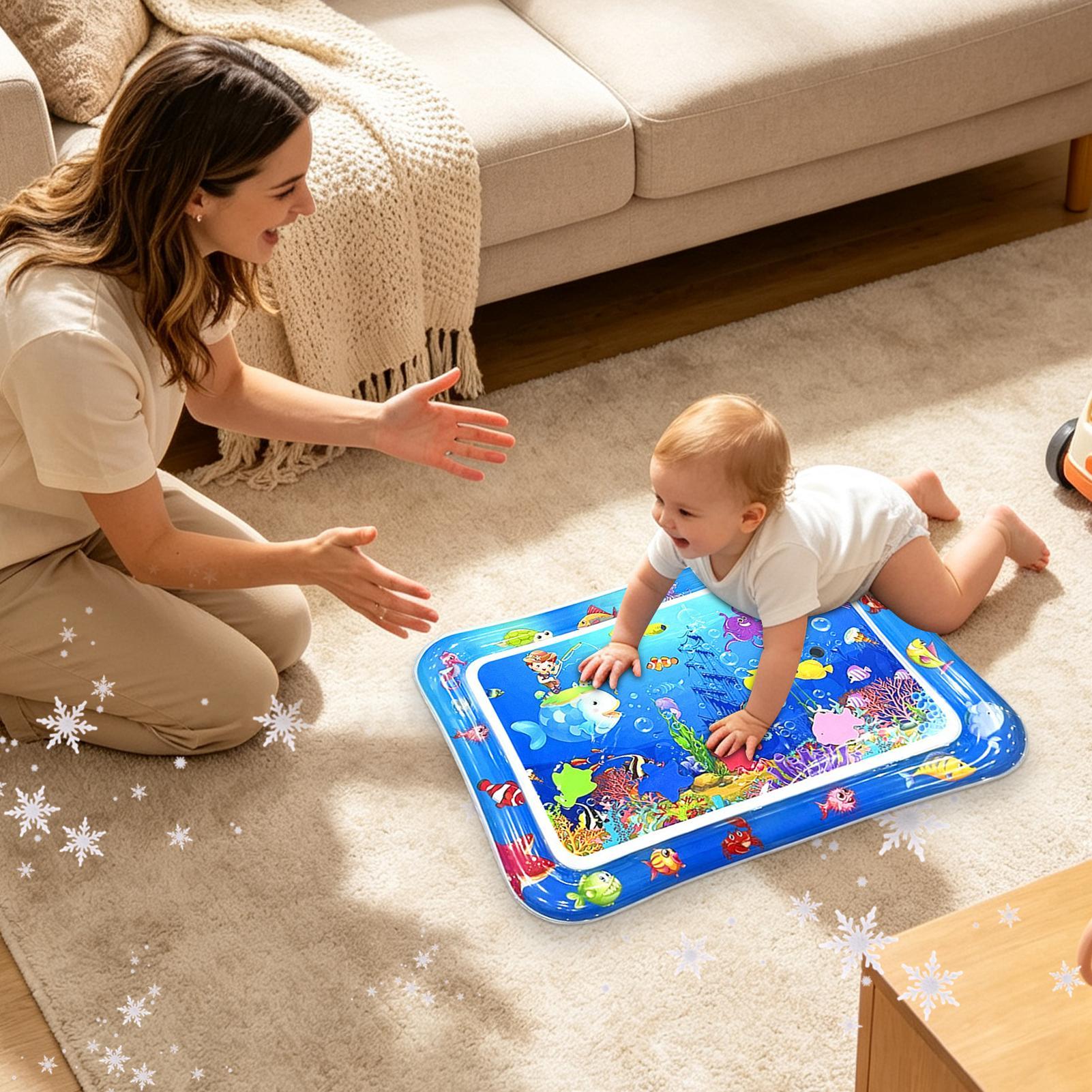 子供用ウォーターパッド 感覚刺激 海の動物柄 インフレータブ - Home Gym For Kids のレビューと価格