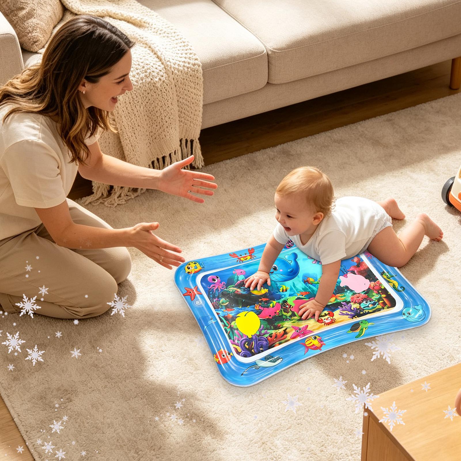 子供用水遊びマット、膨らませるタイプの感覚刺激を与える漫画風 - Home Gym For Kids のレビューと価格