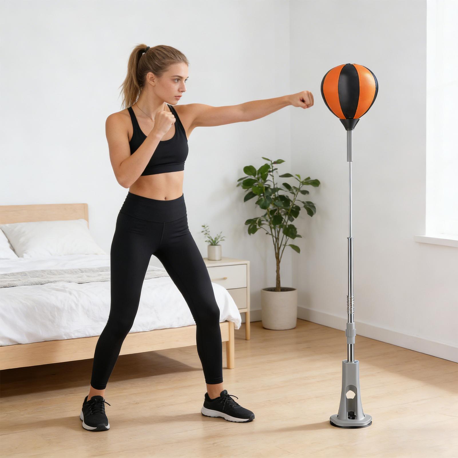 パンチングバッグスタンド付き ボクシングトレーナー 吸盤ベー - Home Gym For Kids のレビューと価格
