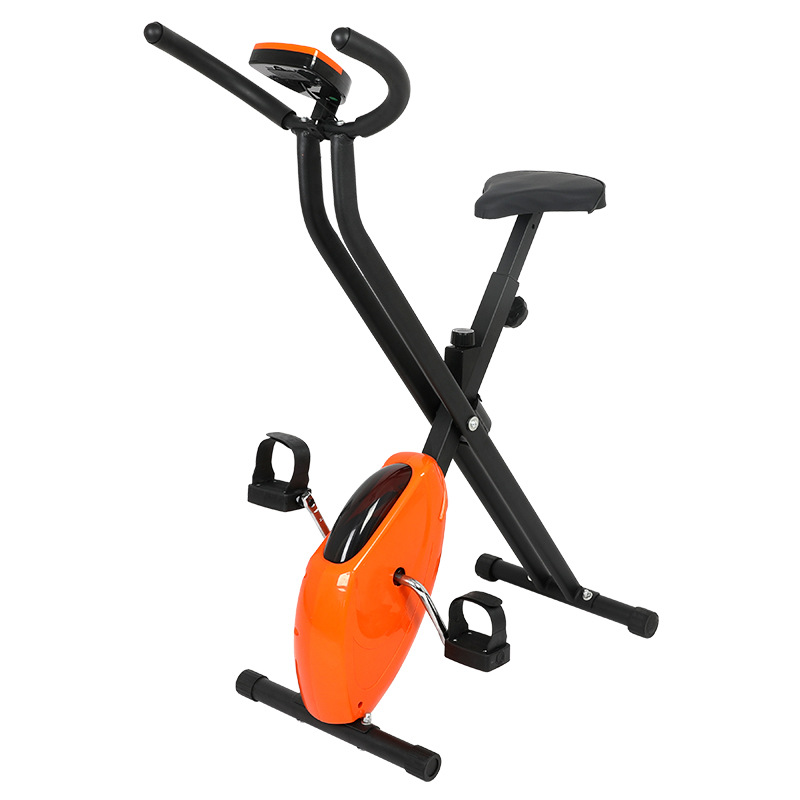 家庭用折りたたみ式ステーショナリーバイク、ベルト駆動式室内エ - Home Gym Foldable のレビューと価格