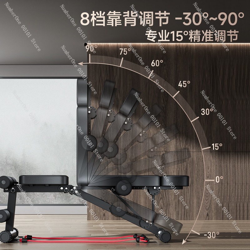 ダンベルフィットネスチェア、多機能折りたたみ式ワークアウトベ - Home Gym Foldable のレビューと価格
