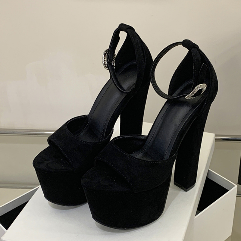 Liyke モデルショー セクシー エクストリーム ハイヒー - Ankle Strap Attachment のレビューと価格