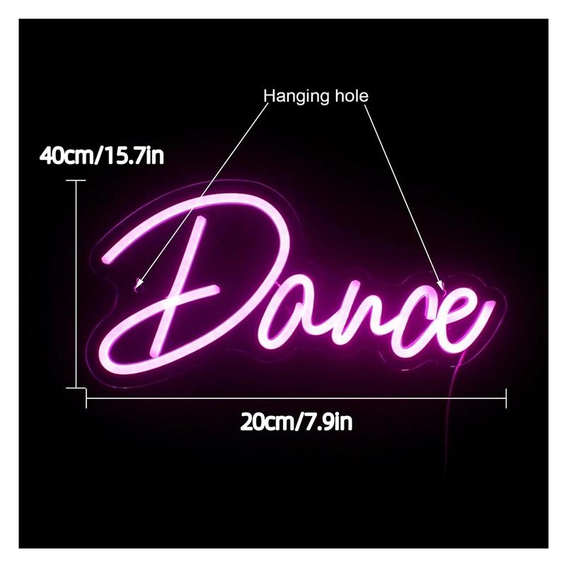 ダンスネオンサイン ピンクライト ダンスルーム装飾 バー ラ - Home Gym Wallpaper のレビューと価格