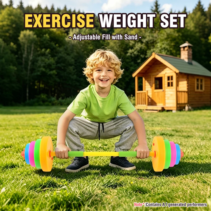 調節可能な子供用ダンベルバーベルセット屋内屋外フィットネス機 - Home Gym For Kids のレビューと価格