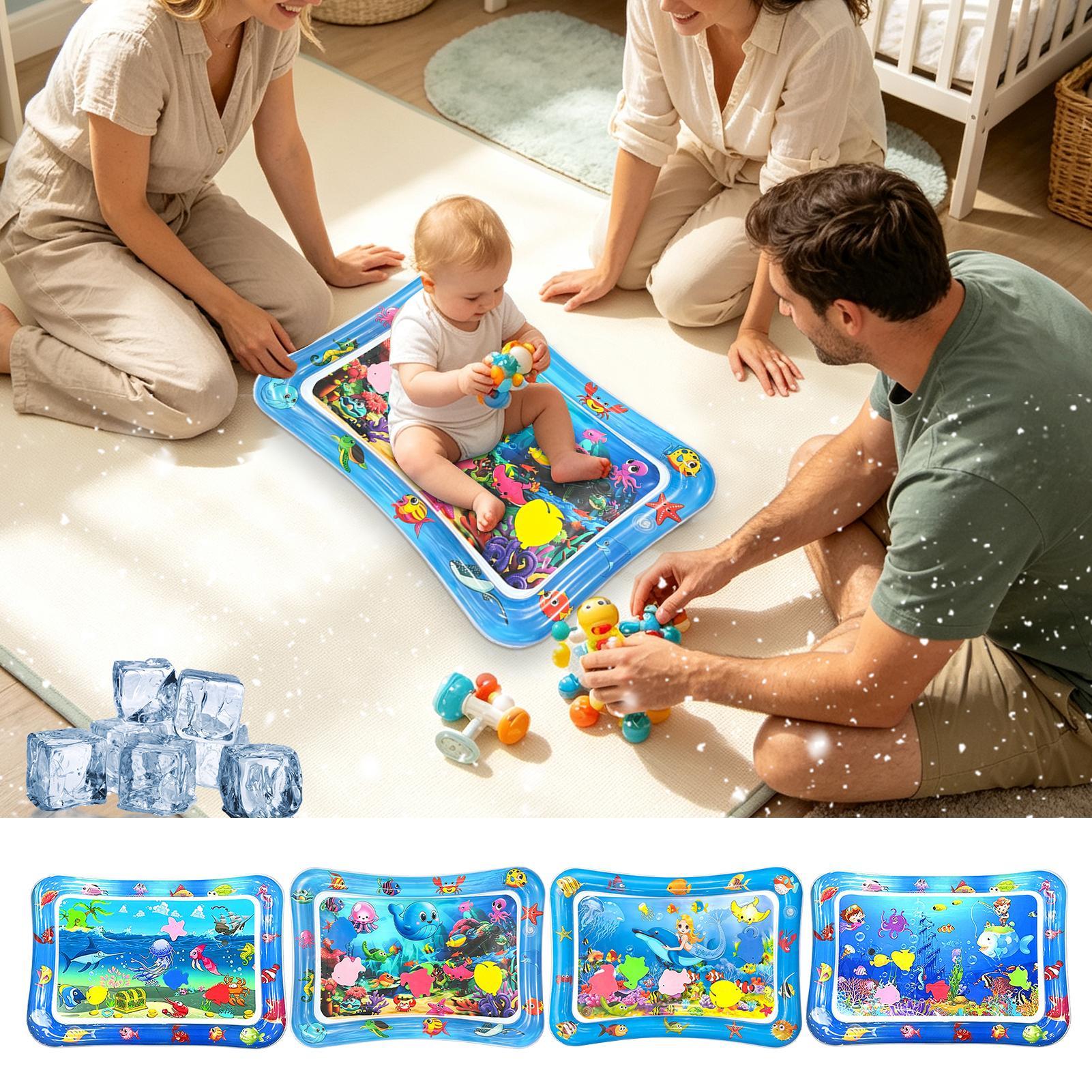 子供用水遊びマット漫画海の動物柄インフレータブル感覚パッド子 - Home Gym For Kids のレビューと価格