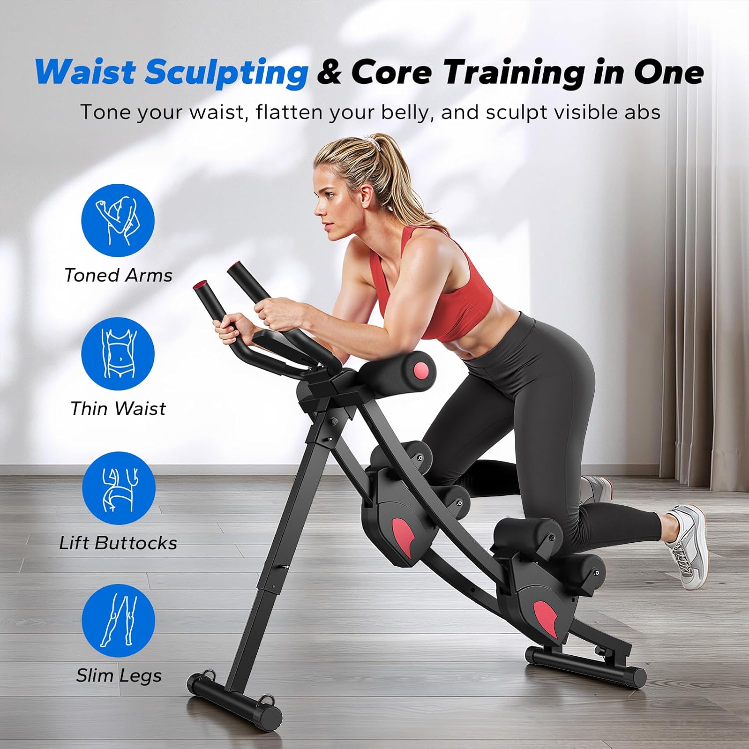 ホームジム、頑丈なスチール製、ブラック、耐荷重440ポンドの - Home Gym Foldable のレビューと価格