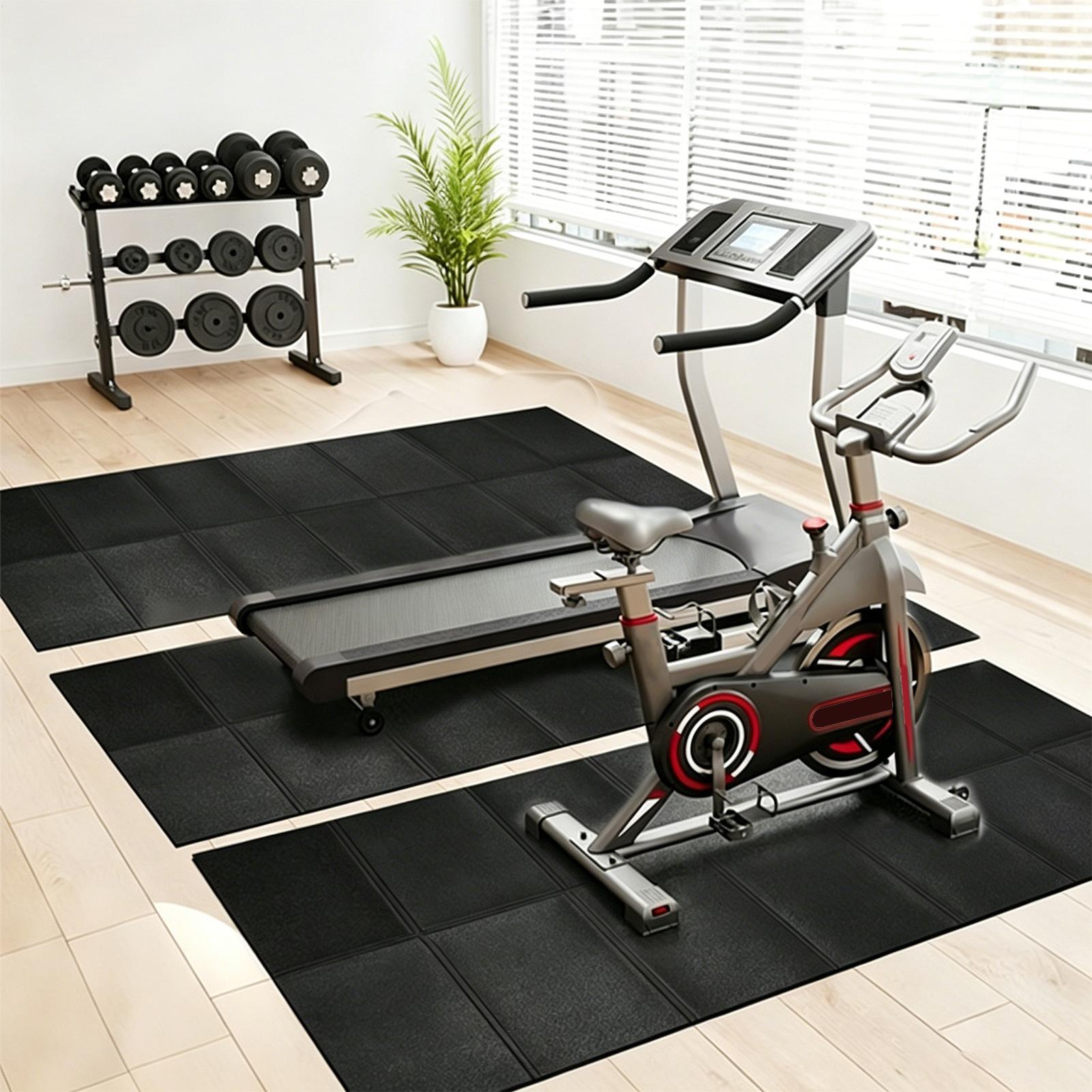 トレッドミルパッド高耐久防水折りたたみ式堅木床用トレッドミル - Home Gym Foldable のレビューと価格