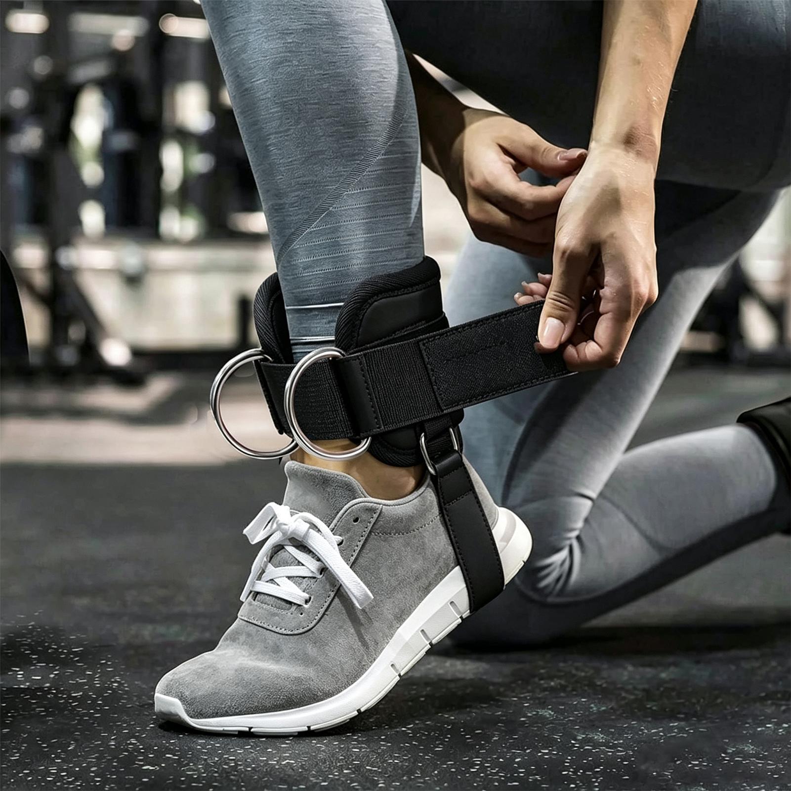 ケーブルマシン用アンクルストラップ、脚用調整可能カフスアタッ - Ankle Strap Attachment のレビューと価格