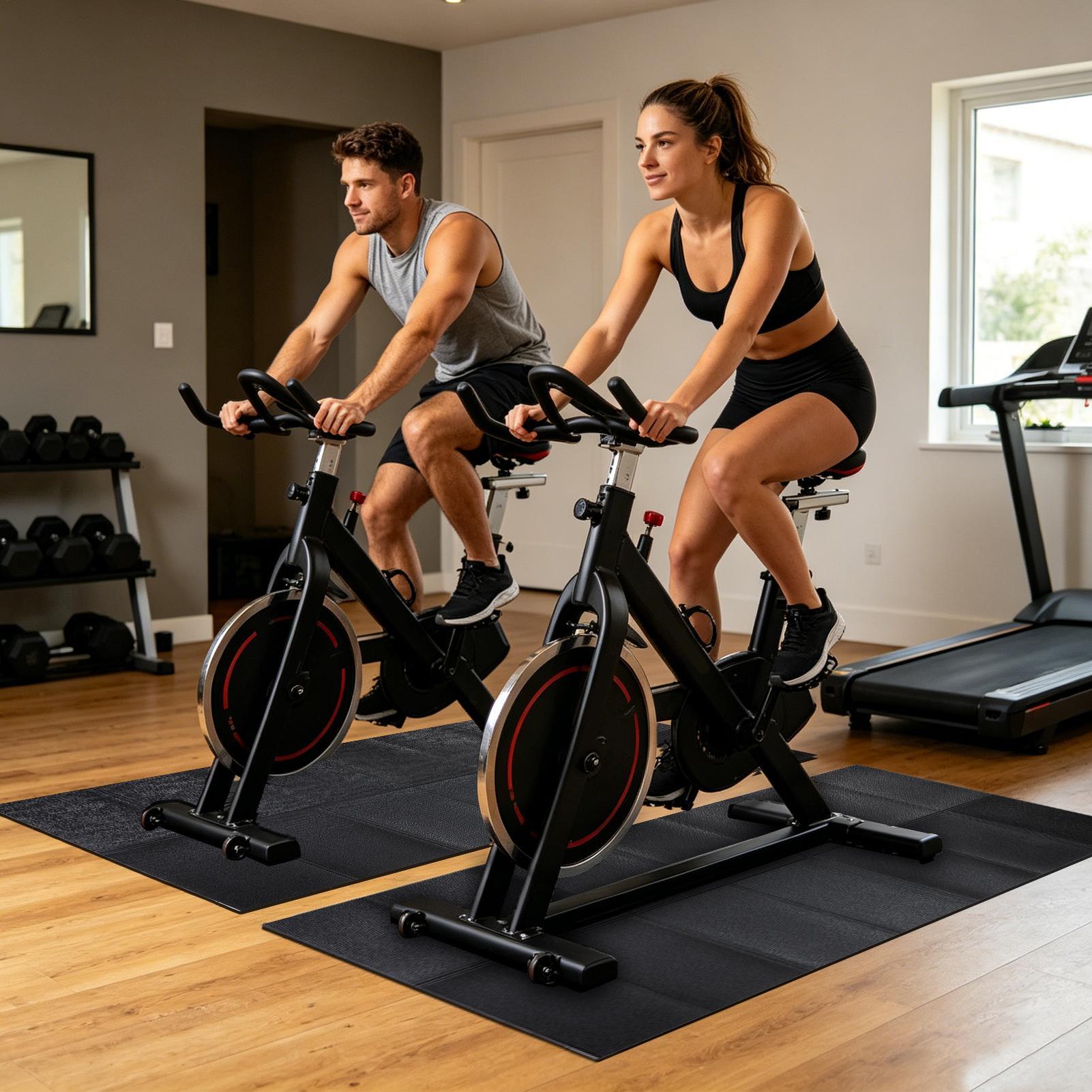 トレッドミルマットの下に置く、頑丈な防水折りたたみ式トレッド - Home Gym Foldable のレビューと価格
