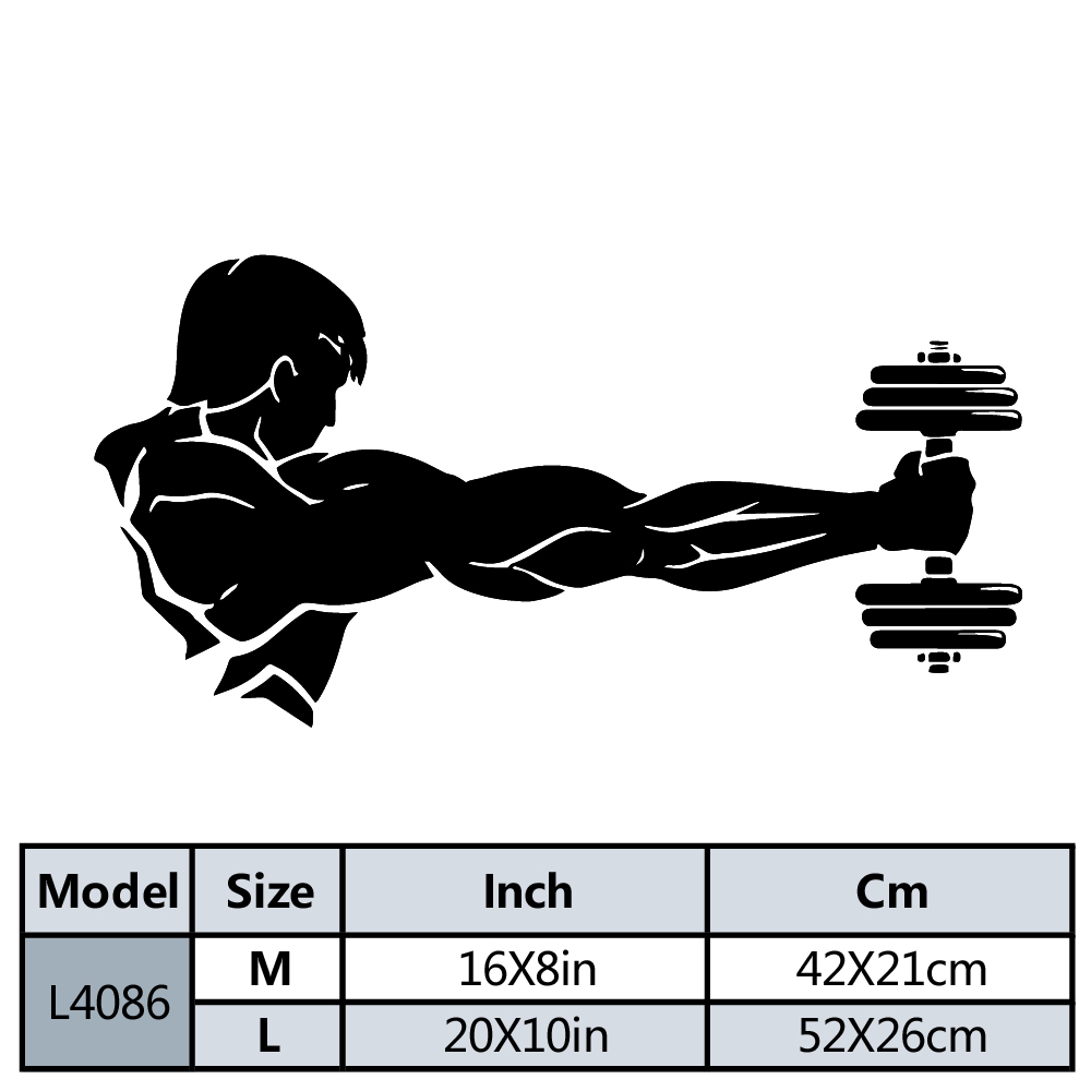 フィットネス ホームデコレーション ビニール ウォールステッ - Home Gym Interior Design のレビューと価格